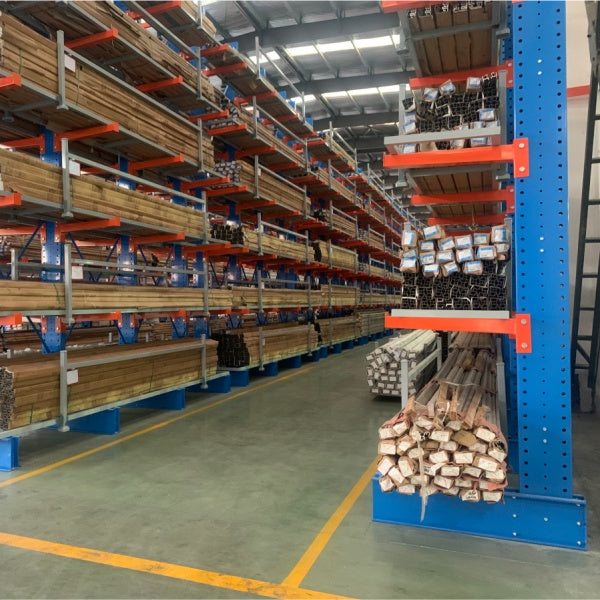 Custom Heavy-Duty Cantilever Racking System for Nantong Industrial Pipe Storage Project