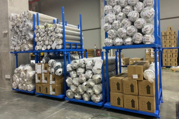 Customized Fabric Storage Solution in Jiaxing Textile Hub（嘉兴布料架）